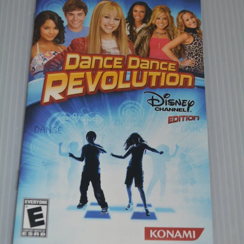 Dance Revolution Disney Edition PS2 Playstation 2 Manual & Cover Sleeve Only